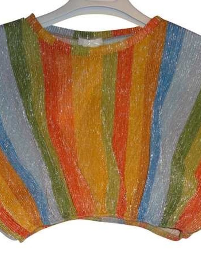 Fun Fun top streep lurex multicolor