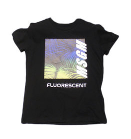 MSGM T-shirt zwart fluorescent