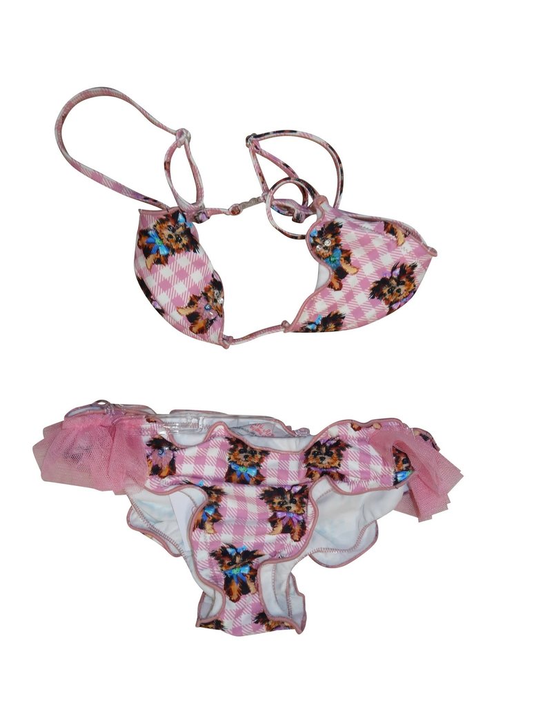 Selini bikini hondjes roze