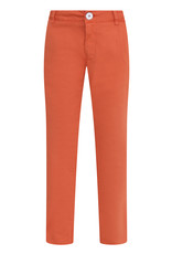 Aletta broek lang cognac oranje/bruin