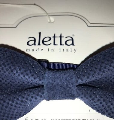 Aletta strik blauw donker