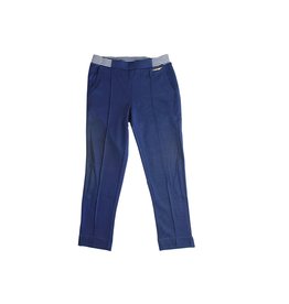 Twinset broek jegging cobalt blauw