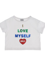 Monnalisa  T-shirt wit love myself