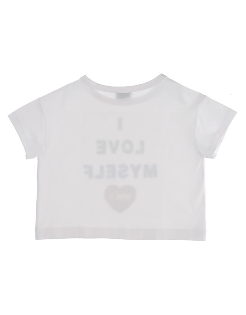 Monnalisa  T-shirt wit love myself