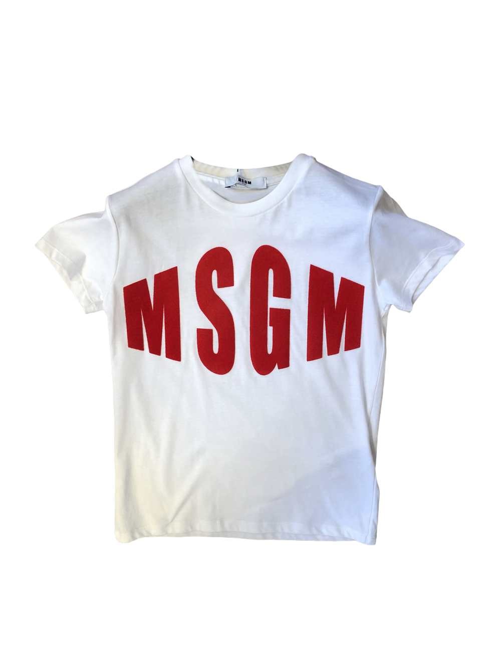 MSGM T-shirt rode letters km