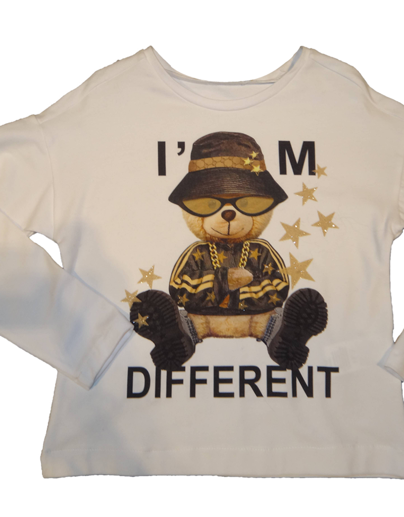 Elsy t-shirt zwart i'm different