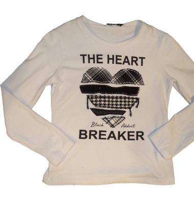 Elsy t-shirt wit heart braker