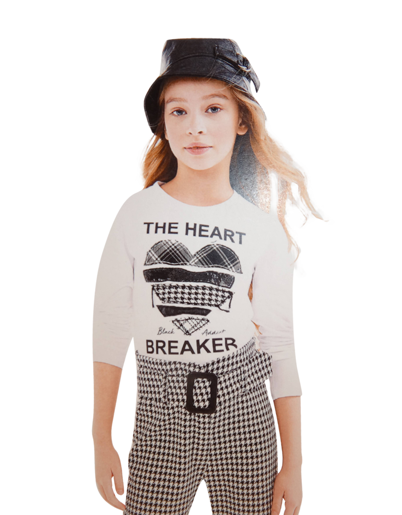 Elsy t-shirt wit heart braker