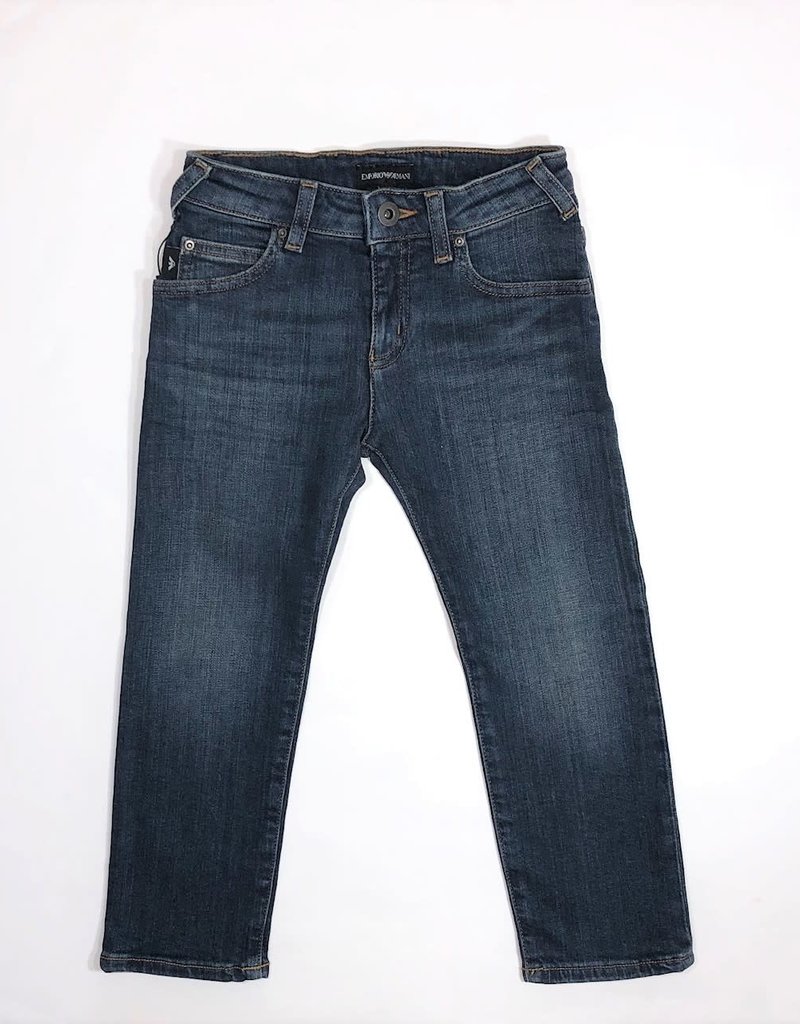 volwassen vinger Koreaans Armani jeans broek blauw basis
