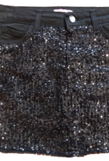 Pinko rok zwart glitters