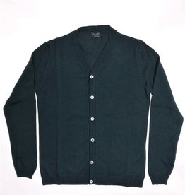 Dal Lago  cedric gilet donker groen (tailleert groot)