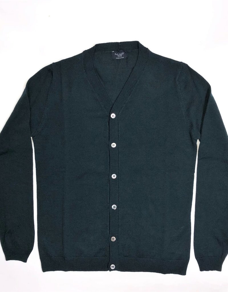 Dal Lago  cedric gilet donker groen (tailleert groot)