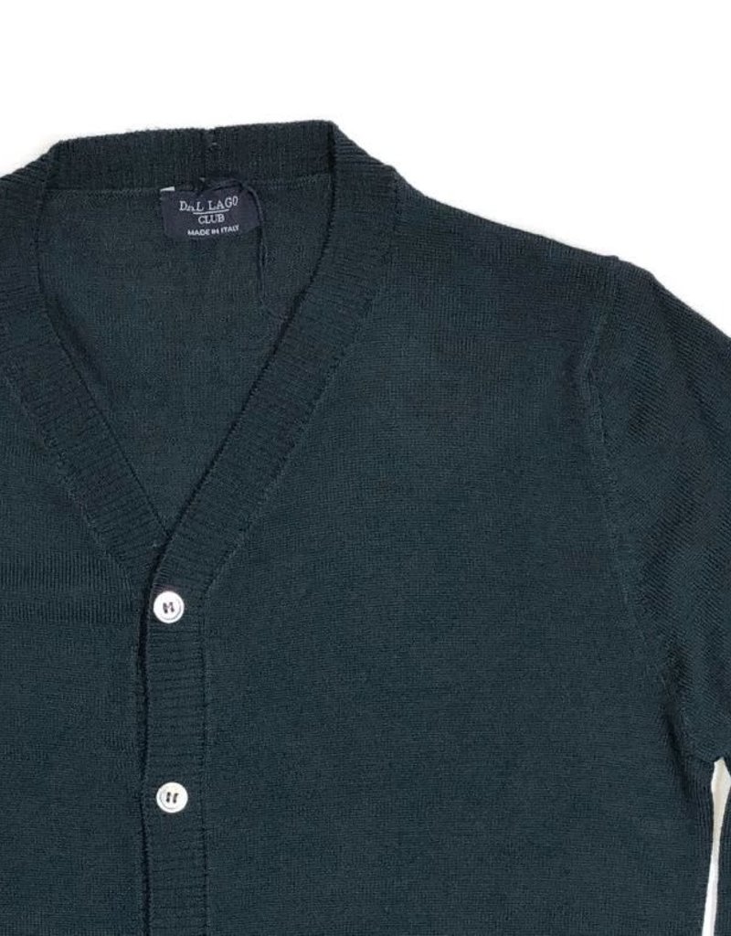 Dal Lago  cedric gilet donker groen (tailleert groot)