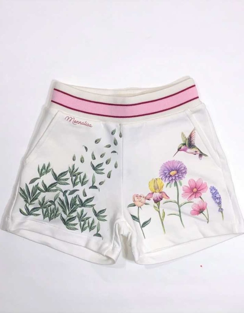 Monnalisa ecru botanische short