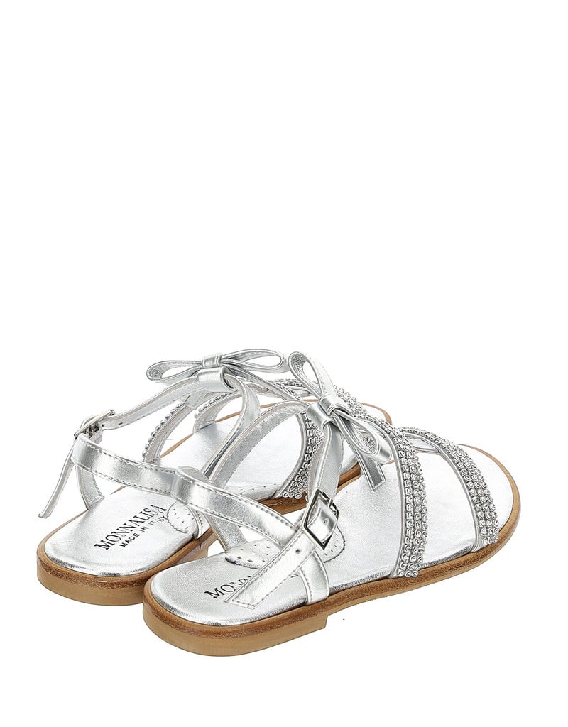 Monnalisa schoenen sandalen zilver strass