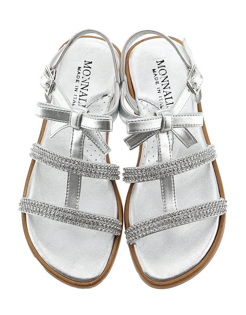 Monnalisa schoenen sandalen zilver strass