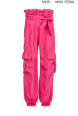 Elsy broek zijzakken soepel fuchsia