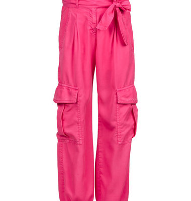 Elsy broek zijzakken soepel fuchsia