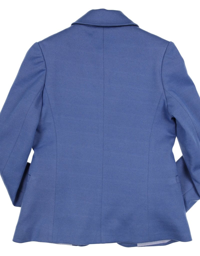 Gymp blazer mid blauw kastor