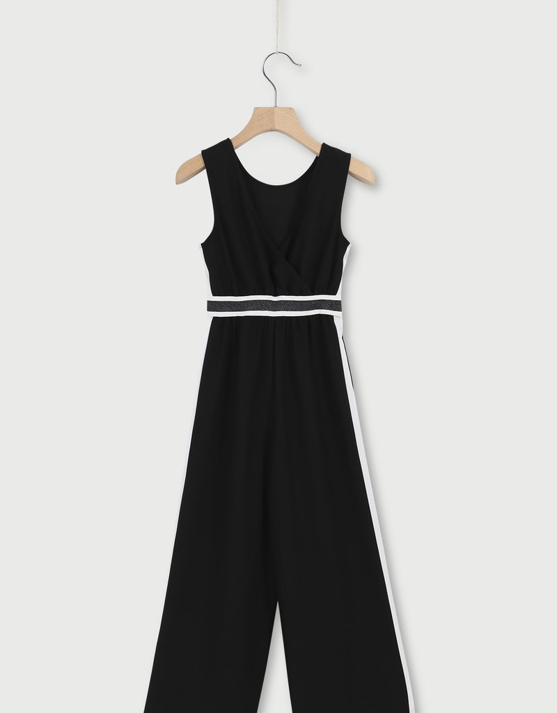 Liu Jo jumpsuit zwart vhals