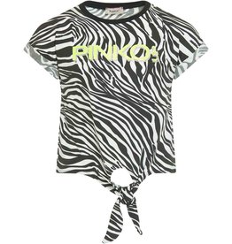 Pinko Up t-shirt km zebraprint