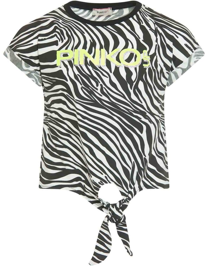 Pinko Up t-shirt km zebraprint