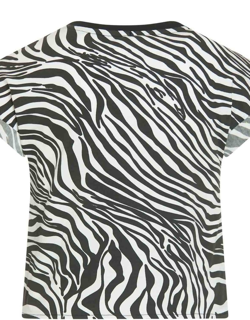 Pinko Up t-shirt km zebraprint