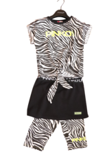 Pinko Up t-shirt km zebraprint