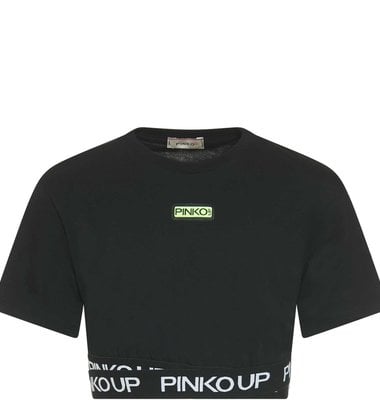 Pinko Up t-shirt sweat km zwart