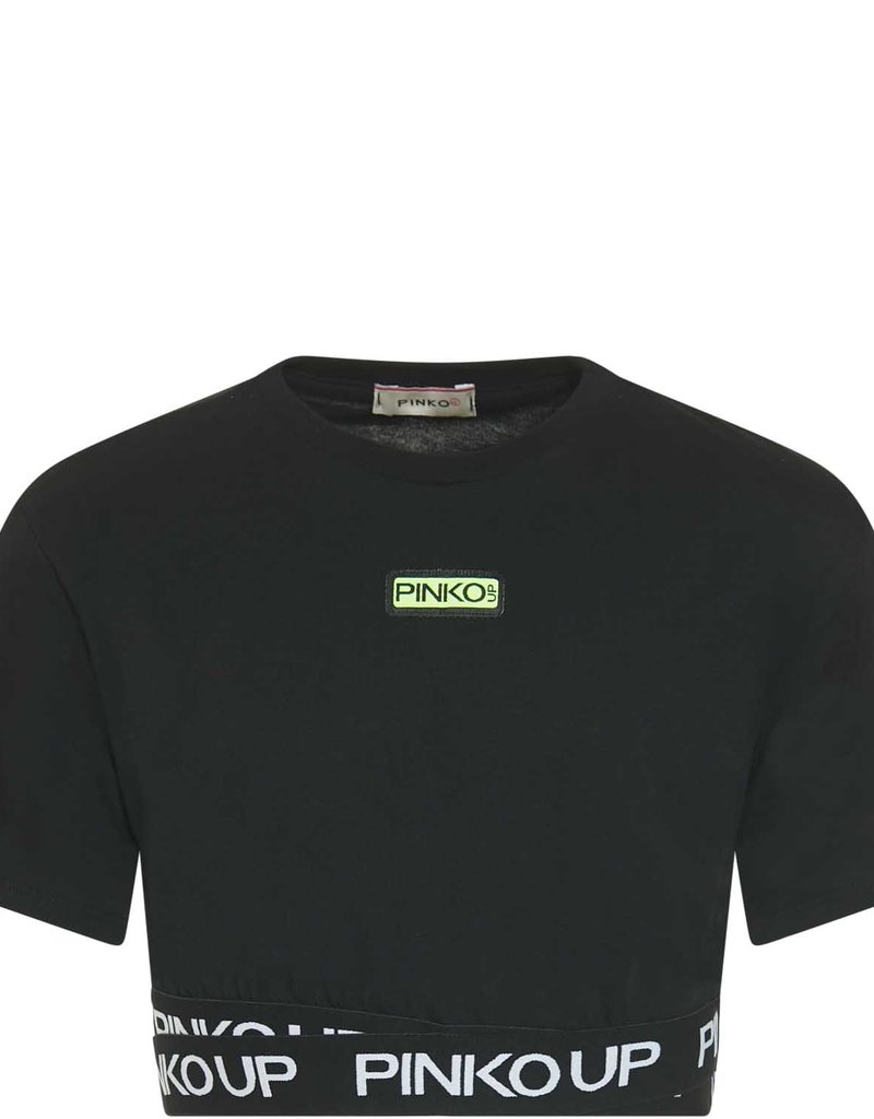 Pinko Up t-shirt sweat km zwart