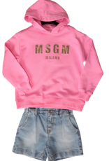 MSGM short jeans hoge taille