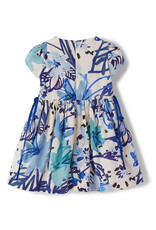 Il gufo jurk dessin ocean blue