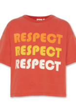 AO76 t-shirt oversized rood respect