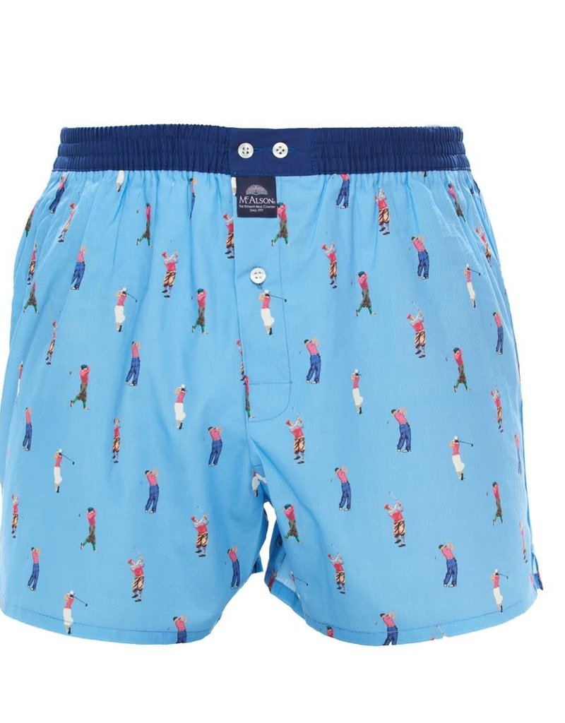 Mc Alson boxershort blauw golfers