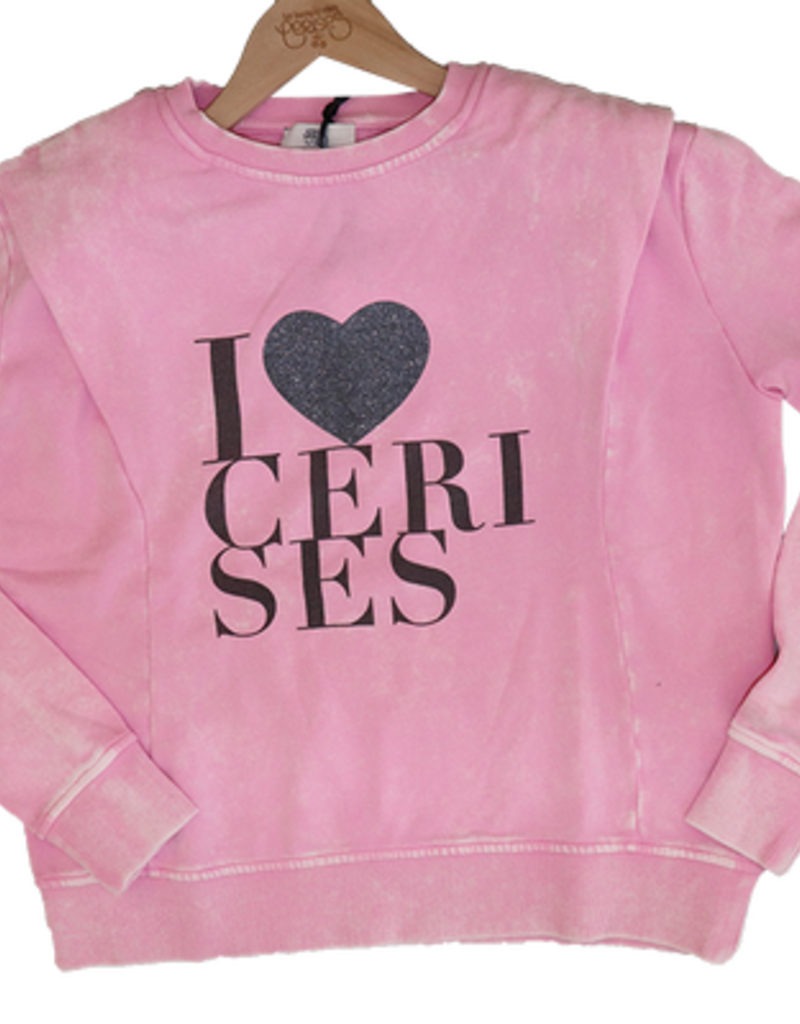 Le temps des cersies sweater roze hart