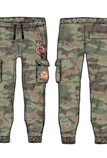 Guess cargo broek camouflage opzetzakken