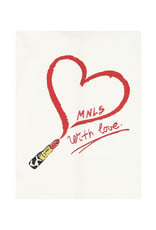 Monnalisa T-shirt ecru met mnls with love