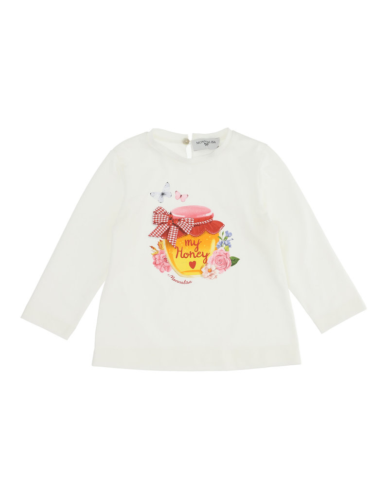 Monnalisa T-shirt met honingpot