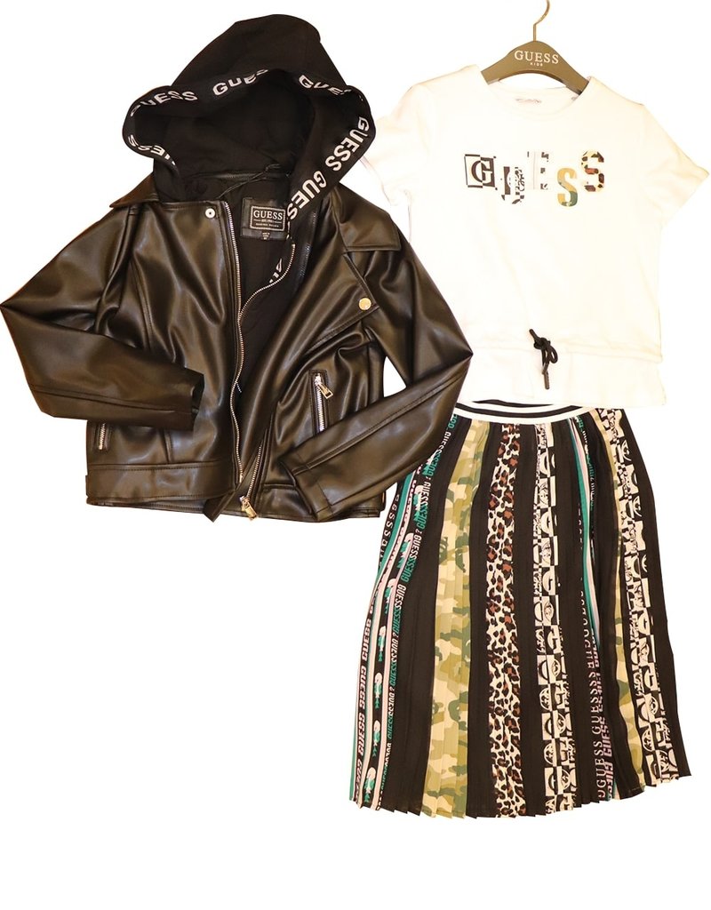 Guess rok plisse printjes