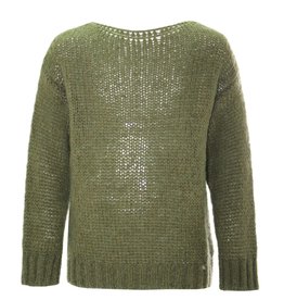 Kocca trui met mohair groen