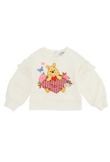 Monnalisa ecru sweater winnie de pooh