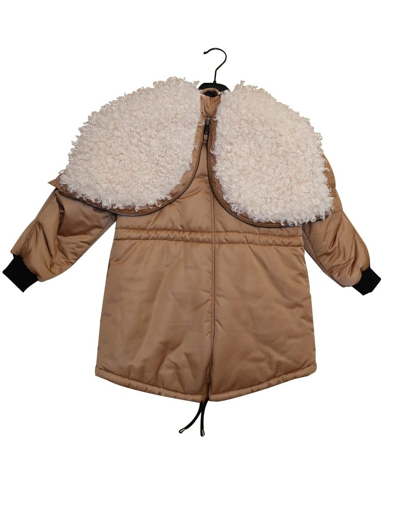 Twinset jas camel kap