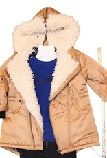 Twinset jas camel kap