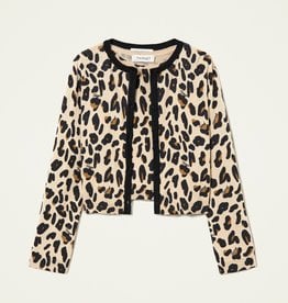 Twinset twinsetje trui en gilet panter