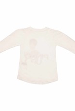 Pinko Up ecru t-shirt lm met meisje