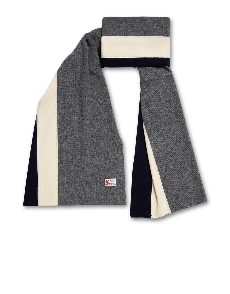 AO76 sjaal grijs streep
