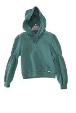 Please sweater groen met kap