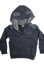 EA7 jogging hoodie met rits navy