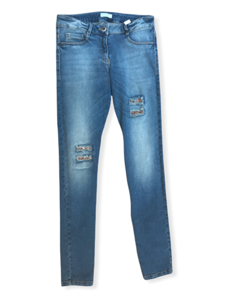 Elsy jeans broek met scheurtjes