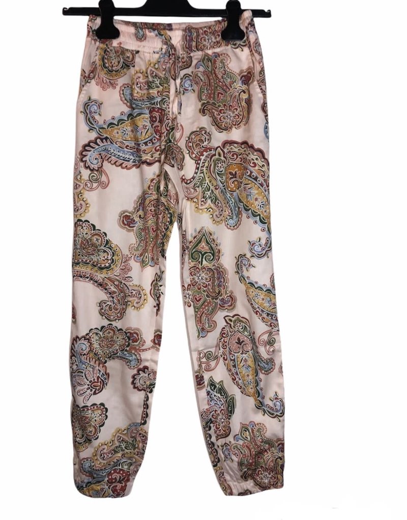 RTB lange broek ecru paisley dessin